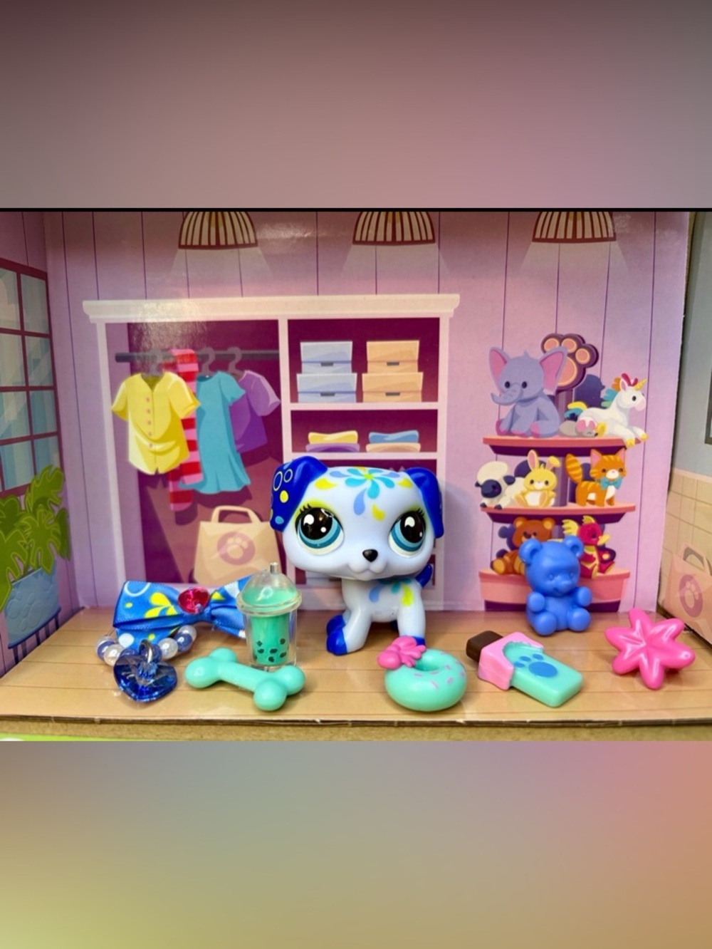 Littlest pet shop Sweet n Stylish Dalmation #g7 #262